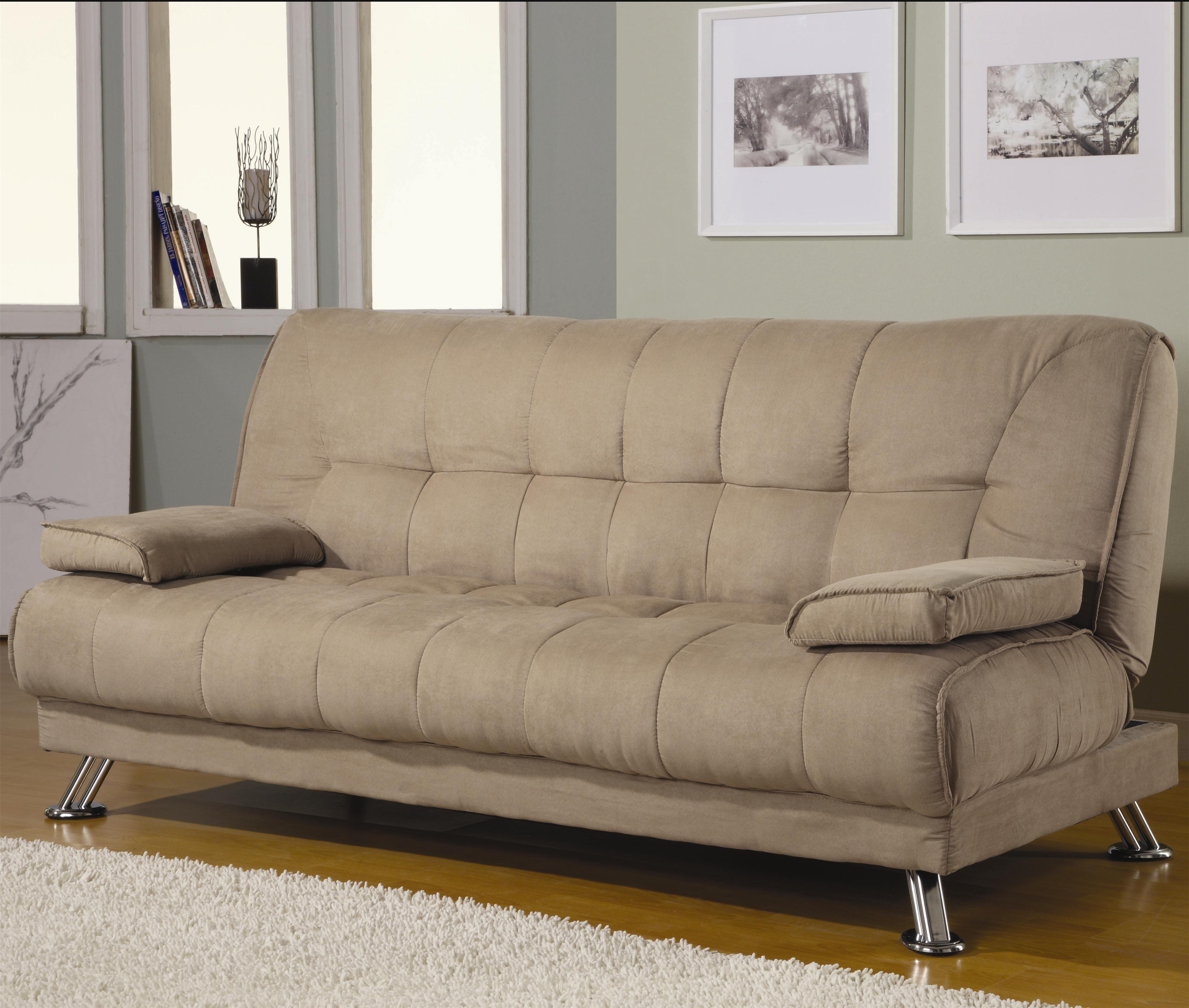 Elegant Futon sofa Bed with Drawers